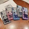 For Vivo Y12 Case Soft Silicone Bling Electroplated TPU Cell Phone Casing For Y11 2019 1904 1906 1940 Back Cover Cute Bear Stand. 