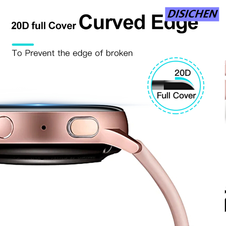 DISICHEN%20Curved%20Edge%20Screen%20Protector%20On%20For%20Samsung%20Galaxy%20Watch%20Active%202%20Smartwatch%2040mm%2044mm%20Protective%20Soft%20TPU%20Clear%20Film%20Full%20Cover%20-%20Image%204