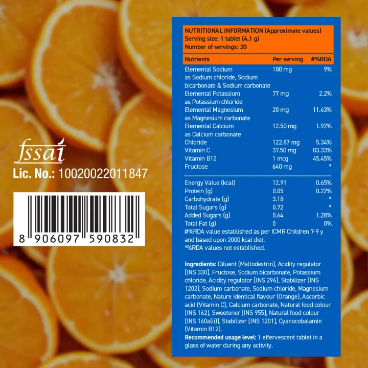 Fast&up%20Reload%20Orange-%2020%20Effervescent%20tablet-%20with%20all%205%20Essential%20Balanced%20Electrolytes%20+%20Added%20Vitamins%20-%20Image%204