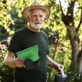 Handheld Spreader Planting Tool, Reusable Garden Supplies Spreader, 3L Portable Lawn Spreader, Handheld Green Spreader. 