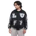 Black Color LV Printed Cotton Lightweight Jacket For Men. 