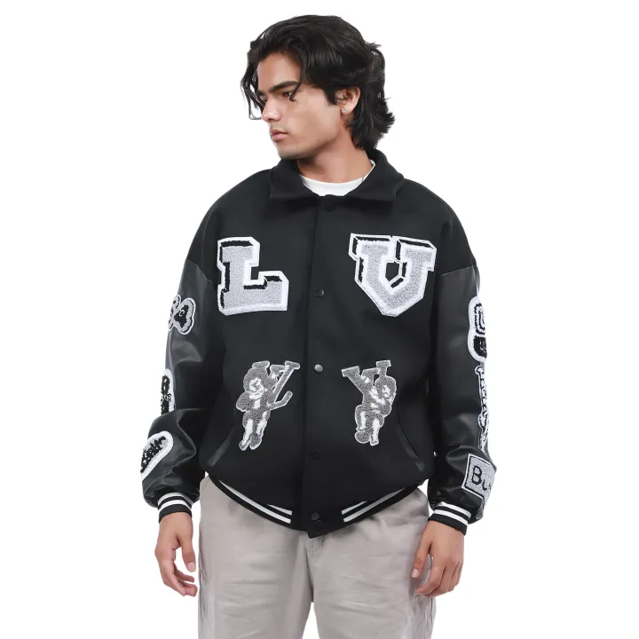 Black%20Color%20LV%20Printed%20Cotton%20Lightweight%20Jacket%20For%20Men%20-%20Image%204