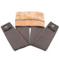 Bare-legged transparent artifact leggings, women's outer wear, fleece thickened warm pantyhose, flight attendant gray sheer pants. 
