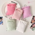 Cute Pillow Shaped Card Holder Soft with Keychain 3inch Photocard Holder Photo Card Case. 