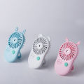 USB Handheld Mini Spray Fan Portable Foldable Stand Hydration Cooling Atmosphere Light Aromatherapy Small Fan. 