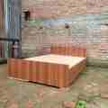 Wooden Double Bed- 4 x 6 x 1 Ft. 