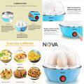 Electric 7 Egg Boiler – Automatic Egg Cooker, Steamer & Poacher Pan for Kitchen Cooking Tools. 
