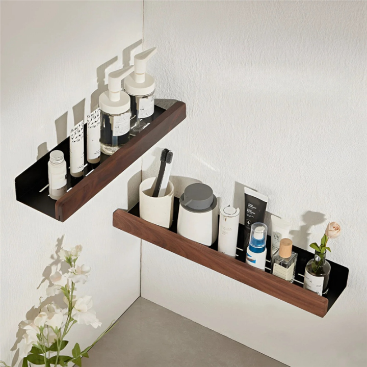 Black%20Walnut%20Wood%20Living%20Room%20Storage%20Rack%20Bathroom%20Storage%20Rack%20Multifunction%20Storage%20Rack%20Wall%20Mounted%20Light%20Luxury%20Non%20Perforated%20-%20Image%207