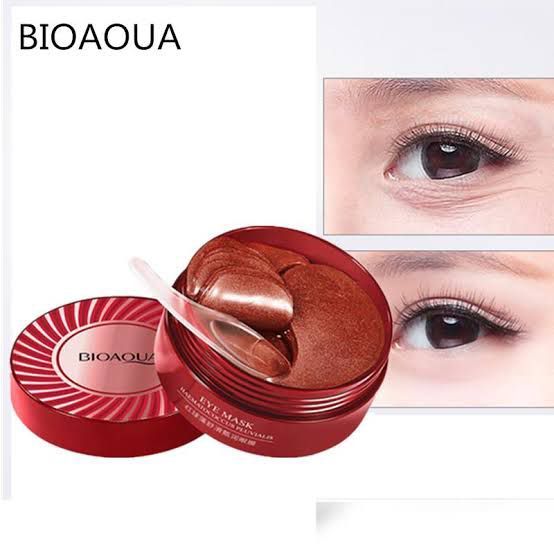 Bioaqua 60Pcs Hydrating Moisturizing Eye Mask Anti Against Dark Circles Bags, Mask Mata