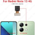 Front and Rear Back Camera For Xiaomi Redmi Note 13 4G Main Facing Camera Module Flex Cable Replacement Spare Parts. 