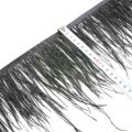 1 Meter Handmade Ribbon Tassel Natural Ostrich Feathers Sewing Decoration 10-15cm Wide Ostrich Feathers Trim Feather Plumes Ribbon Selvage Costumes Sewing Accessories. 