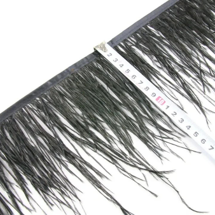 1%20Meter%20Handmade%20Ribbon%20Tassel%20Natural%20Ostrich%20Feathers%20Sewing%20Decoration%2010-15cm%20Wide%20Ostrich%20Feathers%20Trim%20Feather%20Plumes%20Ribbon%20Selvage%20Costumes%20Sewing%20Accessories%20-%20Image%203