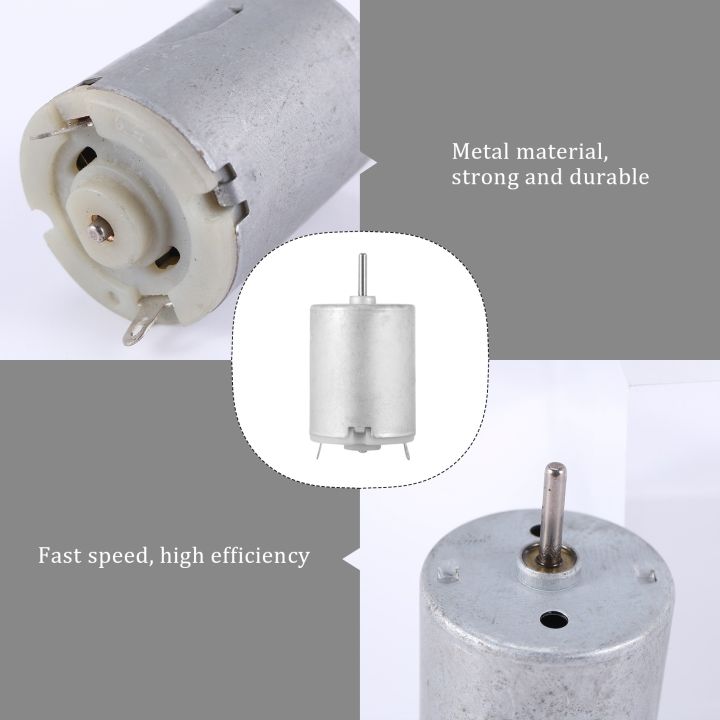 JAERBEE%208000RPM%209V%2068mA%20High%20Torque%20Magnetic%20Cylindrical%20Mini%20DC%20Motor%20Silver%20-%20Image%206
