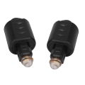Sptrry4 Packs Optical 3.5mm Female Mini Jack Plug to Digital Toslink Adapter. 