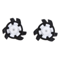 42Pcs Golf Shoe Spikes Pins Non-Slip Turn Fast Twist Screw Spike Accessories Golf Supplies Black + White. 