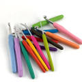 Crochet Hook Knitting Needle 1-9-12-14 Piece Set With Rubber Handle & Aluminum Body 2MM TO 10MM. 