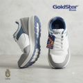Goldstar Men's AX-2EV Casual Sneakers (White/Grey). 