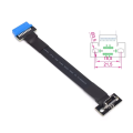 USB3.0 Internal Header to USB 3.1Type C Front Panel Type E Female Adapter 20pin 19pin Converter for PC Motherboard Riser. 