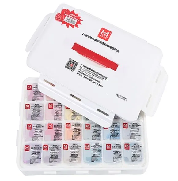 Art Ranger Jelly Gouache Paint Set Of 24 Colors, Each 30ML In Premium Air Tight Palette