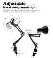 Versatile LED Desk Lamp – Adjustable Table Light for Study, Office, Reading, and Bedroom, E27 Bulb. 