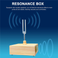 10X 528Hz Tuning Fork with Resonance Box, Aluminum Alloy, Wooden Speaker, Perfect for SPA Aromatherapy. 