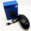 Mouse G101 Solid Power  Optical LightSync Gaming Type Mouse USB. 