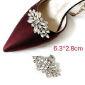 Removable Rhinestones Lady Shoe Clips Wedding Bride Shoes Decoration For Women Girls Fashion High Heel Jewelry Accessories Junna. 