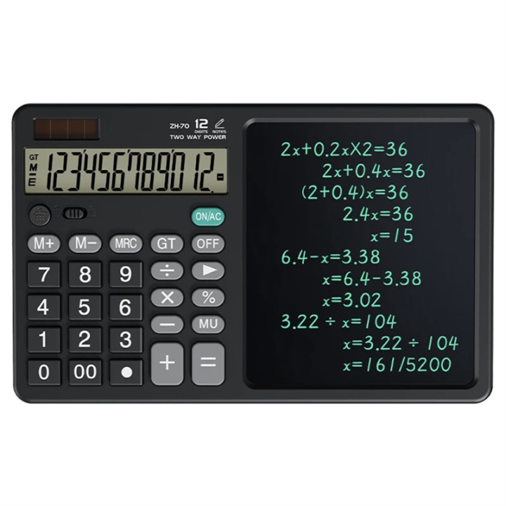 Erasable Writing Tablet Doodle Drawing Memo Calculator with Stylus ...