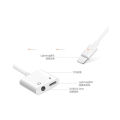 Lightning to 3.5mm Audio & Call & Charger Adapter (Game Supported). 