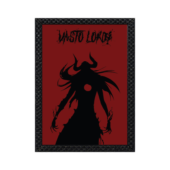 Vasto Lorde-Bleach Anime- Matt animated printed poster with checker Frame –One Piece