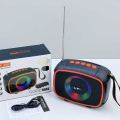 LP V102 Portable Wireless Bluetooth / FM Speaker – Good Bass, RGB Light, USB/TF/AUX. 