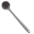 Durable Long Handle Body Brush Silica Gel Soft Bristles Back Shower Brush Lazy person bathing tool Massage Brush Bath Brush. 