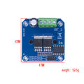 Double BTS7960 43A H-bridge High-power Motor Driver module/ diy smart car Current diagnostic. 