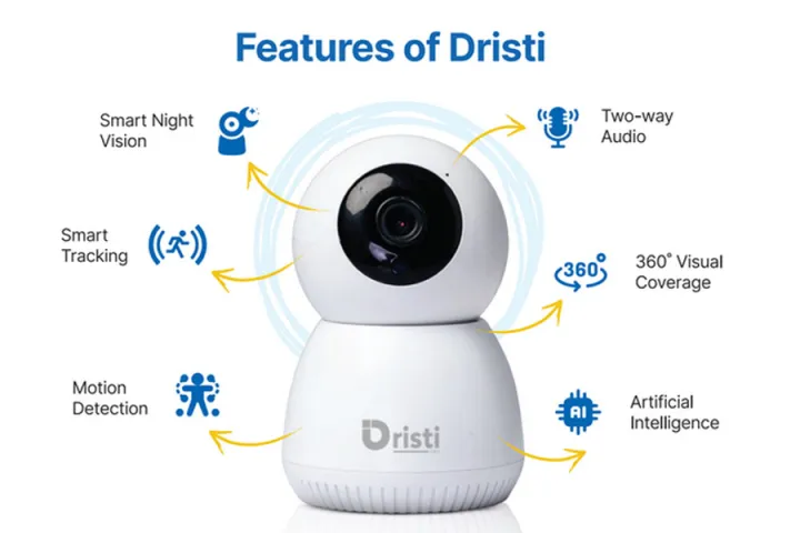 Neo%20Dristi%203MP%20indoor%20Wifi%20Camera%20RS-S856L-A0%20%7C%201%20Year%20warranty%20%7C%20IR%20Night%20Vision%20Up%20to%2010m%20%7C%20360%20Degrees%20CCTV%20Camera%20Support%20Up%20to%20128GB%20-%20Image%202