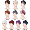 Lady Braid Head Wrap Indian Cancer Hat Turban Hat Chemo Cap Sleep Cap. 