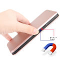 lthmy for Realme 6 Carbon Fiber Magnetic Closure with Card Slot Flip Case Cover. 