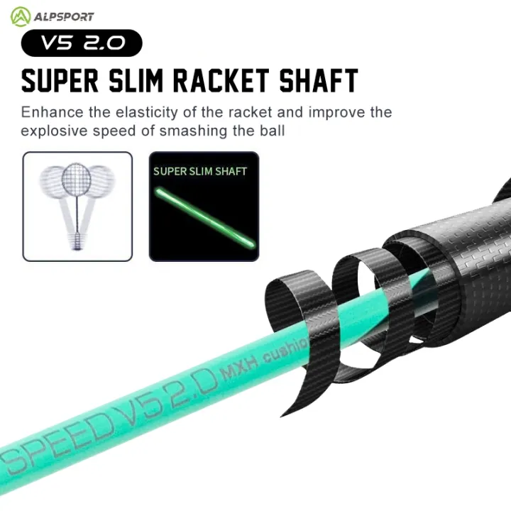 ALP-SPORTS%20V5%202.0+%204U%20Super%20Light%20Full%20Carbon%20Fiber%20Badminton%20Racket%20%7C%2030%20lbs%20Professional%20Grade%20%7C%20Fish%20Mouth%20Cone%20Cover%20Shock%20Absorption%20Technology%20%7C%20Suitable%20for%20Beginners%20to%20Professional%20Players%20%7C%20-%20Image%202