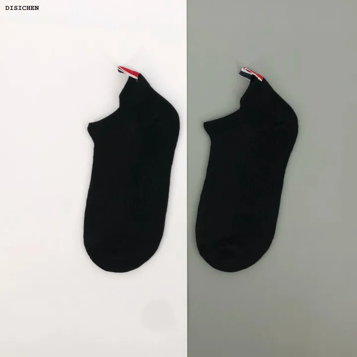 DISICHEN%20Sales%20promotion%20TB%20Men's%20Boat%20socks%20Luxury%20Brand%20Solid%20Color%20Crew%20Socks%20Korean%20Fashion%20Style%20Cotton%20Knitted%20Uni%20Casual%201/6%20Pairs%20Sockings%20-%20Image%207