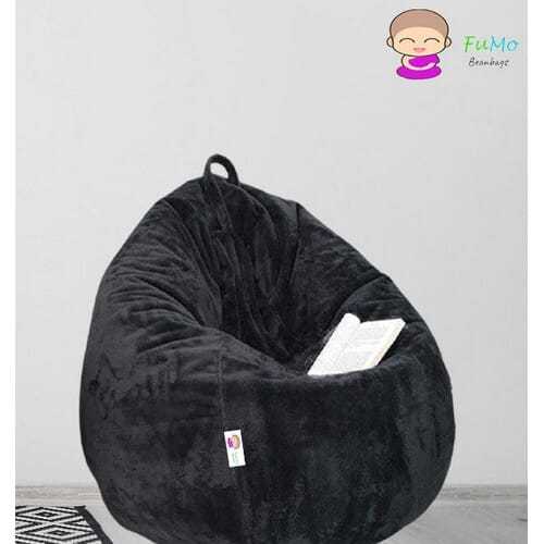 Fumo Classic Fur Bean Bag XXXL - Black