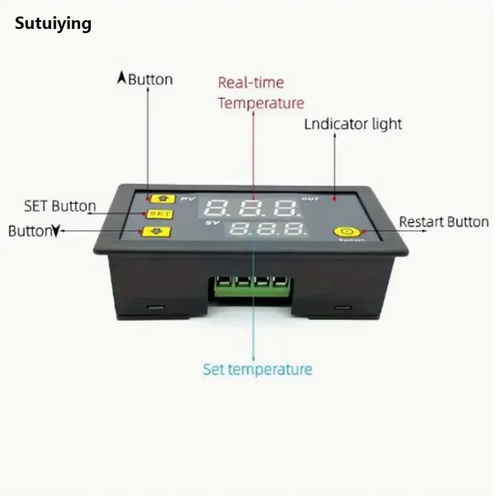 Sutuiying%201PcW3230%20Mini%20Digital%20Temperature%20Controller%2012V%2024V%20220V%20Thermostat%20Luxury%20Regulator%20Heating%20Control%20Thermometer%20regulator%20With%20Sensor%20-%20Image%203