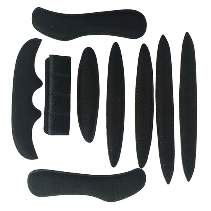 JAERBEE%202X%20Cycling%20Helmet%20Pads%20Sealed%20Sponge%20Bicycle%20Helmet%20of%20Inner%20Pads%20Protection%20SK-202,Black%20-%20Image%204