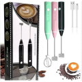 Milk Frother Handheld for Coffee, Electric Hand Foamer Blender for Drink Mixer. 