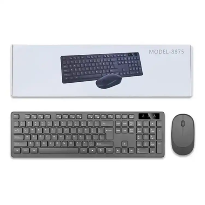 Combo Of Wireless Keyboard With Number Pad And Mouse
