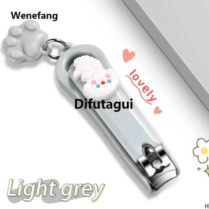 Difutagui%20Mini%20cute%20nail%20clippers%20Nail%20clippers%20Children's%20household%20Luxury%20pliers%20single%20pack%20cartoon%20creative%20folding%20nail%20scissors%20-%20Image%207