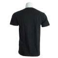 Black Cotton Round Neck OM Mandala Embroidered T-Shirt For Men. 