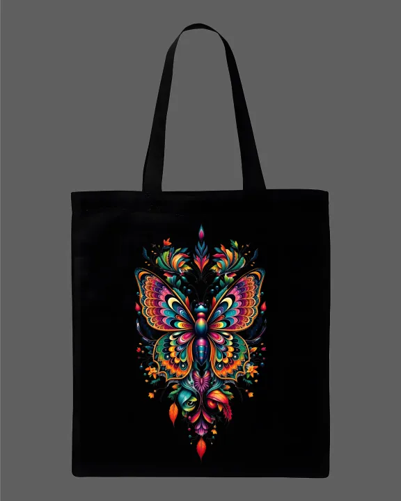 Colorful%20Bohemian%20Mandala%20Butterfly%20Graphic%20Printed%20Tote%20Bag%E2%80%93%20Eco-Friendly%20Cotton%20Shoulder%20Shopping%20Bag-White,%20Black%20-%20Image%202
