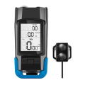 JAERBEE 3 in 1 Bike Light Lamp Cycling Bicycle Computer 120DB Bike Horn Bells Front Flashlight -Road Bike Speedometer Blue. 