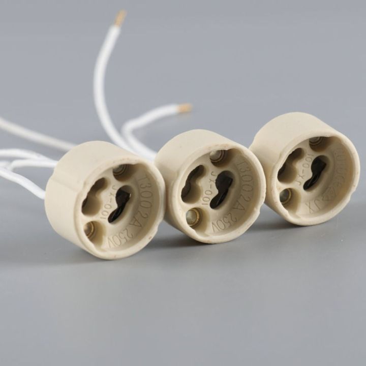 Zalati 10 Pack GU10 Lamp Holder Ceramic Light Parts Lamp - View #9