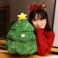 3D Stuffed Animals Elk Toy Christmas Tree Christmas Elk Plush Toy Plushies Openable Christmas Series Doll Cartoon Collection Santa Claus Plush Dolls Christmas Atmosphere. 