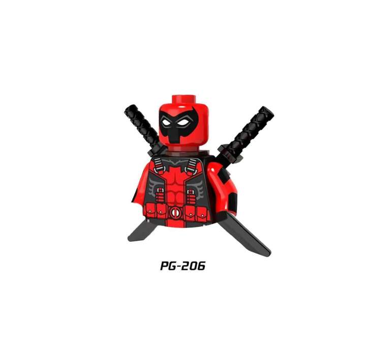 Blade Woerine Deadpool classic character building blocks Brick toy mini ...